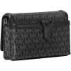 imageMichael Kors Jet Set Small Phone Crossbody BagSilvertone HardwareTonal SignatureBlack
