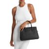 imageMichael Kors Laila Medium SatchelGoldtone HardwareBlack