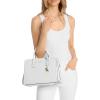 imageMichael Kors Laila Medium SatchelGoldtone HardwareOptic White