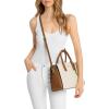 imageMichael Kors Laila Medium SatchelGoldtone HardwareVanillaAcorn