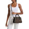 imageMichael Kors Laila Small SatchelGoldtone HardwareBrownBlack