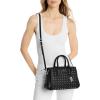 imageMichael Kors Laila Small SatchelSilvertone HardwareLeather With Nail Head StudsBlack