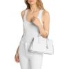 imageMichael Kors Laila Small SatchelSilvertone HardwareOptic White