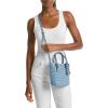 imageMichael Kors Quinn Extra Small Crossbody ToteSilvertone HardwareChambray