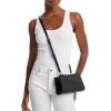 imageMichael Kors Ruthie Small Crossbody BagSilvertone HardwareTonal Signature Coated TwillBlack