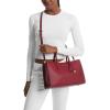 imageMichael Kors Scarlett Medium SatchelGoldtone HardwareDeep Red