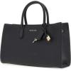 imageMichael Kors Scarlett Medium SatchelGoldtone HardwareSoft Venus LeatherBlack