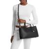 imageMichael Kors Scarlett Medium SatchelSilvertone HardwareBlack
