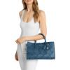 imageMichael Kors Scarlett Medium SatchelSilvertone HardwareDark Chambray