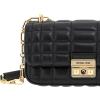 imageMichael Kors Tribeca Small Quilted Convertible Chain ShoulderGoldtone HardwareBlack