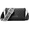 imageMichael Kors Jet Set Small Phone Crossbody BagSilvertone HardwareTonal SignatureBlack