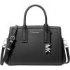 Silver-tone Hardware/Embossed Goat Leather/Black