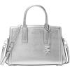 imageMichael Kors Laila Small SatchelSilvertone HardwareSilver