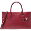 Gold-tone Hardware/Deep Red