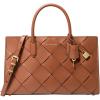 Gold-tone Hardware/Woven Leather/Luggage