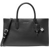 Silver-tone Hardware/Black
