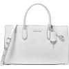 imageMichael Kors Scarlett Medium SatchelSilvertone HardwareSoft Venus LeatherOptic White