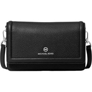 imageMichael Kors Jet Set Charm Small Phone Crossbody BagSilvertone HardwareBlack