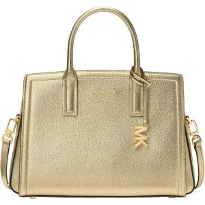 imageMichael Kors Laila Medium SatchelGoldtone HardwarePale Gold