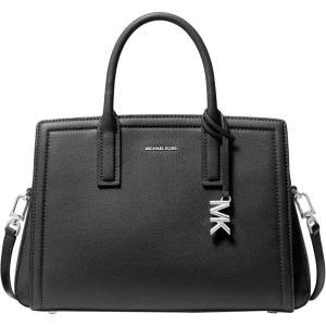 imageMichael Kors Laila Medium SatchelSilvertone HardwareBlack