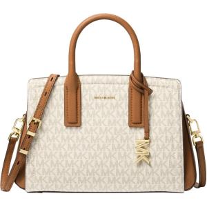 imageMichael Kors Laila Small SatchelGoldtone HardwareVanillaAcorn