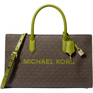 imageMichael Kors Scarlett Medium SatchelGoldtone HardwareMeadow Green