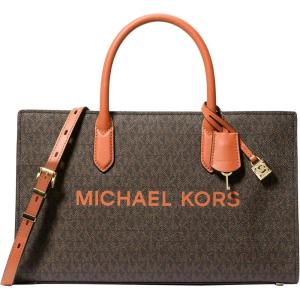 imageMichael Kors Scarlett Medium SatchelGoldtone HardwareOrange Punch