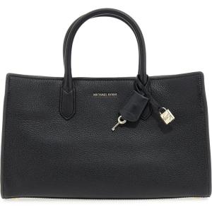 imageMichael Kors Scarlett Medium SatchelGoldtone HardwareSoft Venus LeatherBlack