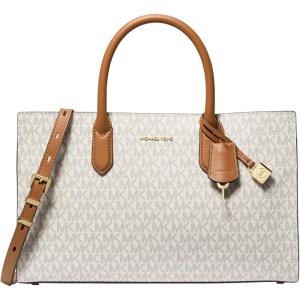 imageMichael Kors Scarlett Medium SatchelGoldtone HardwareVanillaAcorn