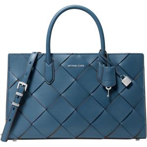 imageMichael Kors Scarlett Medium SatchelSilvertone HardwareDark Chambray