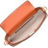 imageMichael Kors Bryant Small Convertible Crossbody BagGoldtone HardwarePebble Embossed LeatherOrange Punch