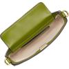 imageMichael Kors Bryant Small Convertible Crossbody BagGoldtone HardwareSignature With Pop TrimMeadow Green