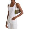 imageMichael Kors Bryant Small Convertible Crossbody BagGoldtone HardwareSignature With Pop TrimMeadow Green