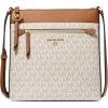 imageMichael Kors Jet Set Charm Small Flat Crossbody BagGoldtone HardwareVanillaAcorn
