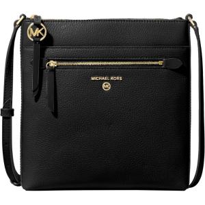 imageMichael Kors Jet Set Charm Small Flat Crossbody BagGoldtone HardwareBlack
