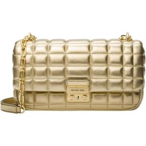 imageMichael Kors Tribeca Large Quilted Convertible Chain Shoulder BagPale Gold