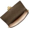 imageMichael Kors Addie Medium Convertible Pouchette Crossbody BagBrownAcorn