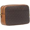imageMichael Kors Bryant Medium Double Zip Chain Camera Crossbody BagBrownAcorn