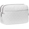 imageMichael Kors Bryant Medium Double Zip Chain Camera Crossbody BagOptic WhiteAllum