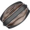 imageMichael Kors Bryant Medium Double Zip Chain Camera Crossbody BagSilvertone HardwarePebble Embossed LeatherBlack