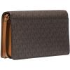 imageMichael Kors Jet Set Medium Flap Crossbody BagBrownAcorn