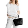 imageMichael Kors Taryn Small Convertible Crossbody BagSilvertone HardwareBlack