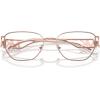 imageMichael Kors Womens Mk3087 Bilbao Square Prescription Eyewear FramesRose GoldDemo Lens