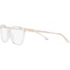 imageMichael Kors Womens Mk4067u Santa Clara Universal Fit Square Prescription Eyewear FramesClearDemo Lens