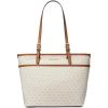 imageMichael Kors Winston Medium TopZip Pocket Tote BagVanillaAcorn