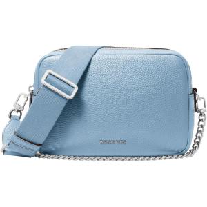 imageMichael Kors Bryant Medium Double Zip Chain Camera Crossbody BagChambray