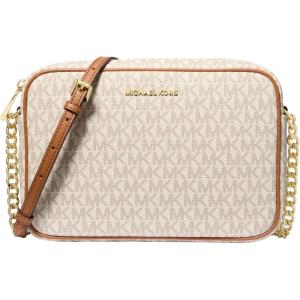 imageMichael Kors Jet Set Large Crossbody BagGoldtone HardwareVanilla
