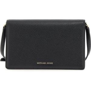 imageMichael Kors Jet Set Medium Flap Crossbody BagGoldtone HardwareBlack