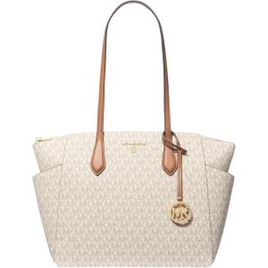 imageMichael Kors Marilyn Medium TopZip Tote BagVanillaAcorn
