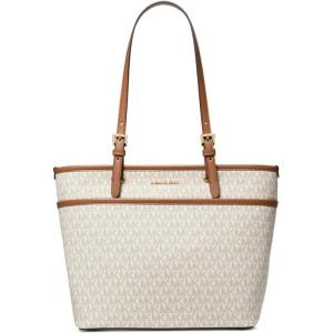 imageMichael Kors Winston Medium TopZip Pocket Tote BagVanillaAcorn